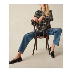 Faherty 'Drift' Black Blouse Size XS